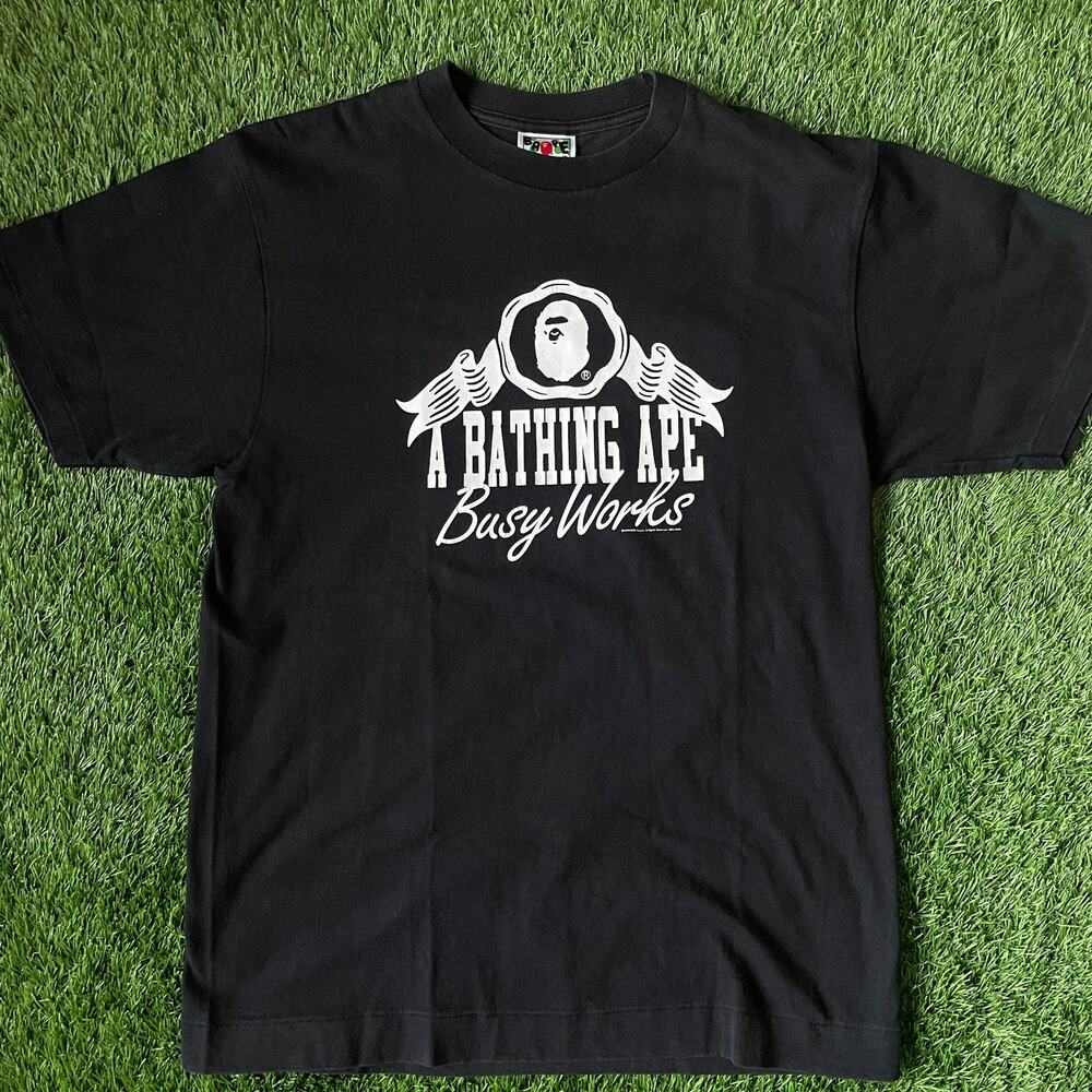 Bape Black Busy Works Tee